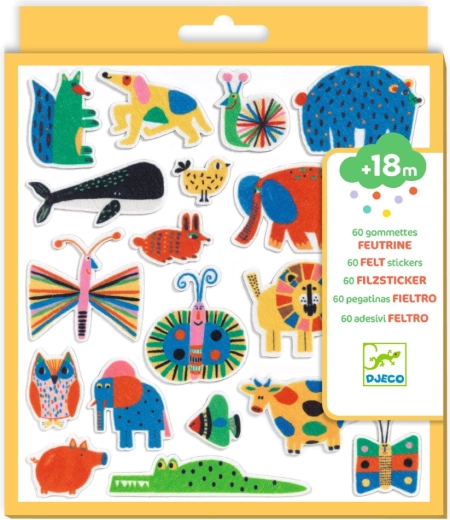 Djeco Stickers Animals All Around