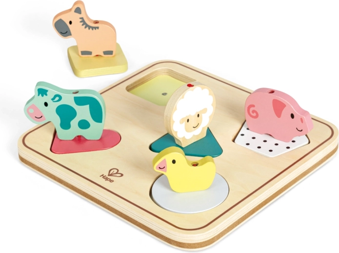 Wooden Sound Puzzle – Farm Animals by Hape
