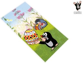 Bag with Little Mole motif – Easter 21 × 40 cm
