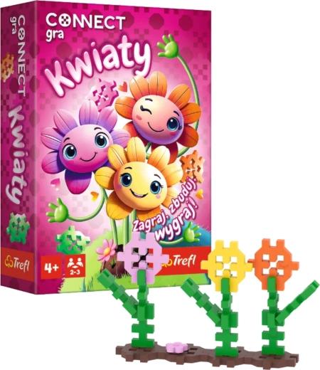 Connect Kwiaty Board Game by TREFL
