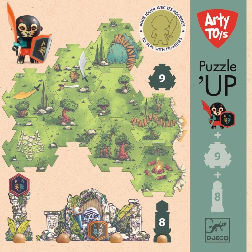 Djeco Puzzl’Up Battle – 18-piece puzzle