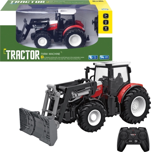 RC tractor met laadbak 1:24
