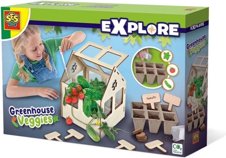 SES Explore Mini Greenhouse with Vegetables