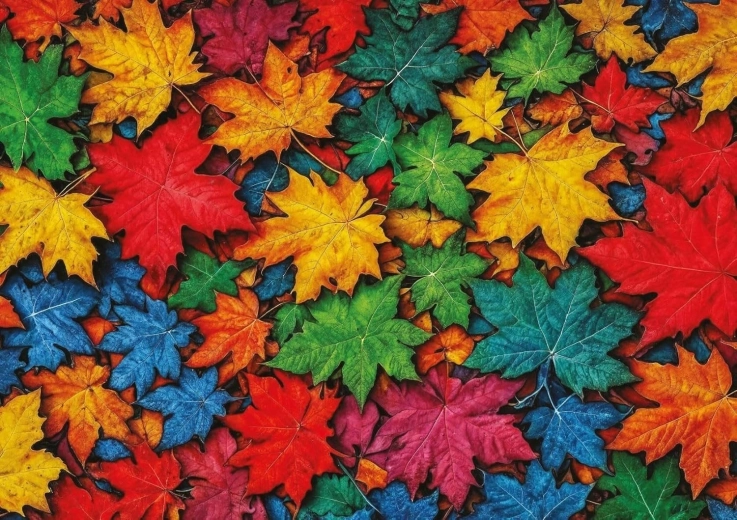 Colorful Leaves Puzzle 1000 Pieces