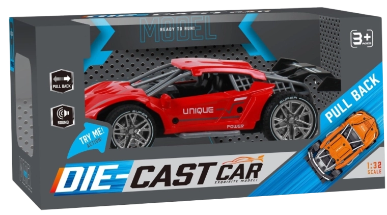 Voiture de course à rétrofriction 1:32