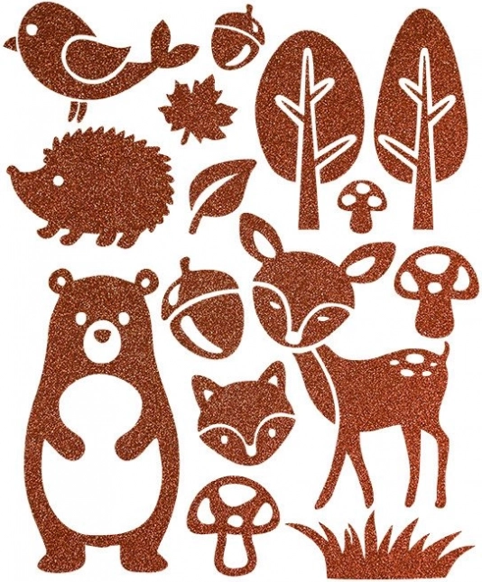 Iron-on Patches Forest World – Large Sheet