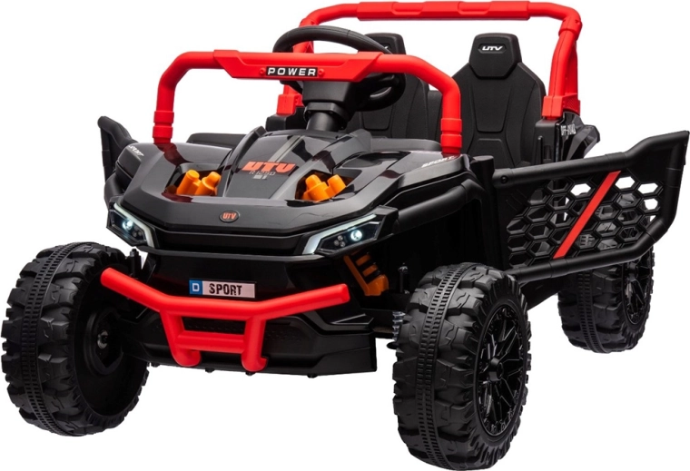 Buggy électrique UTV pour enfants avec télécommande – rouge