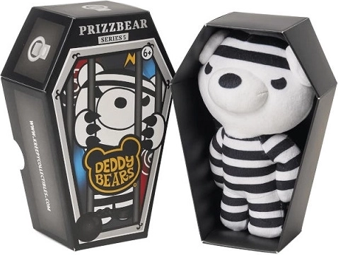 Deddy Bears Prizzbear plush in a coffin