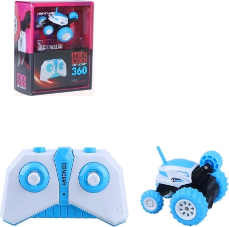 Voiture RC cascadeuse mini bleue