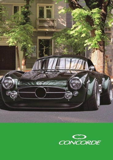 Record Book A5, ruled 8 mm, 150 sheets CONCORDE