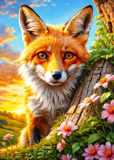 Curious Fox Puzzle 1000 Pieces