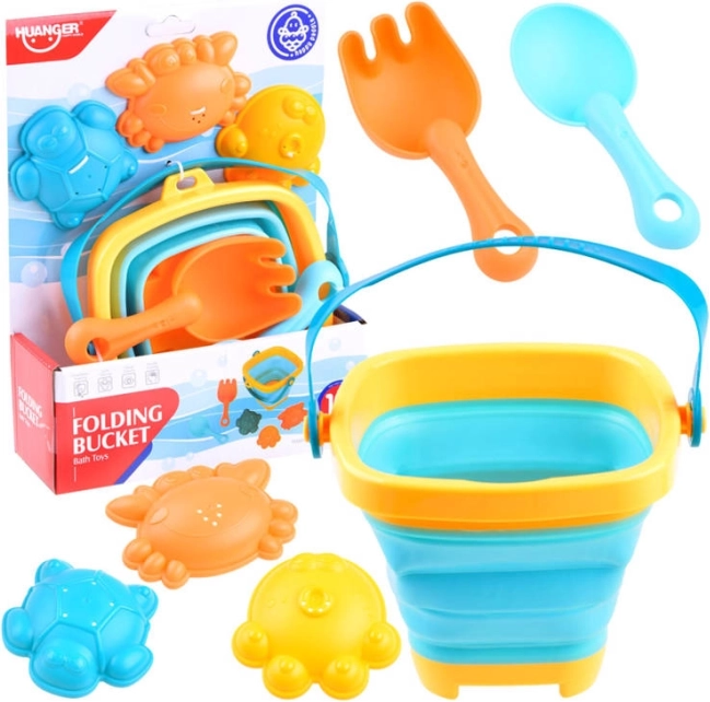 Sand Toy Set with Bucket and Molds