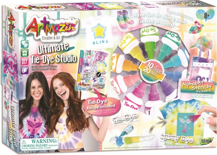Tasia tie-dye kit with 10 colors
