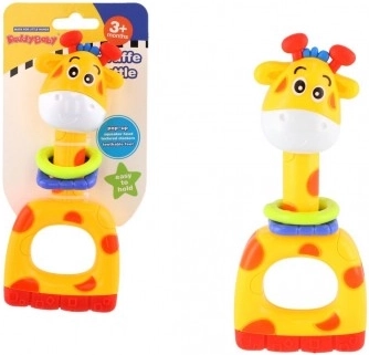 Rammelaar en bijtspeeltje giraffe voor baby’s 3m+
