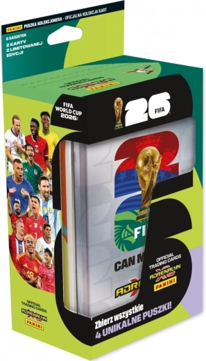 Boîte métallique de cartes PANINI FIFA World Cup 2026 pour collectionneurs