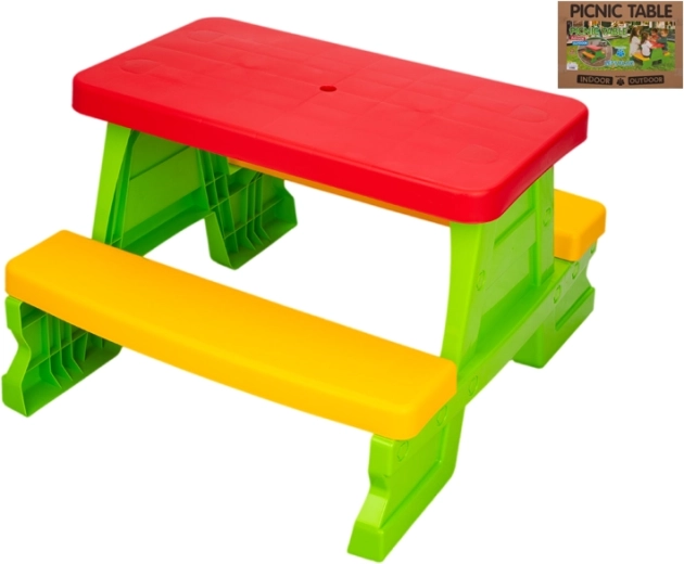 Garden Table with Benches for Kids Dorex Pink