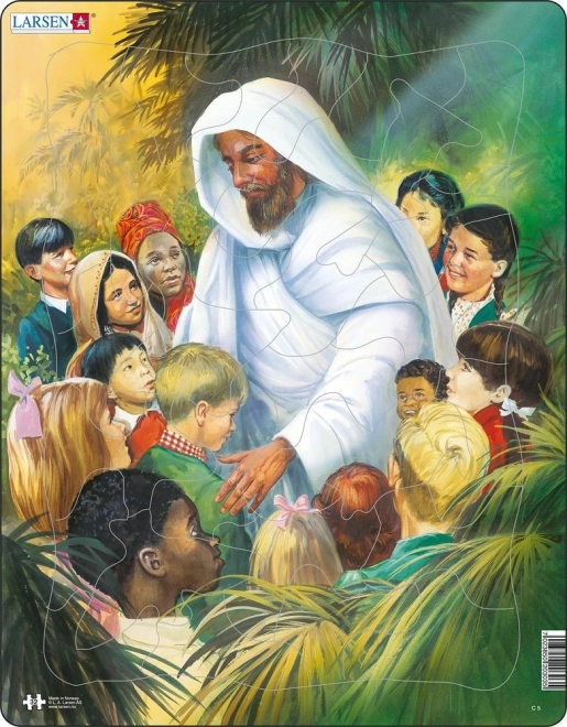 Puzzle Jesus with Children 32 Pieces
