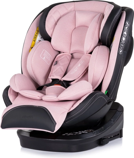 Siège auto CHIPOLINO Hypnotic i-Size 40–150 cm, ISOFIX, pivotant à 360°, Pink Marshmallow