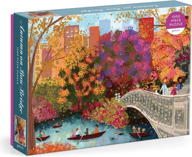 Galison Puzzle Autumn on Bow Bridge 1000 pieces