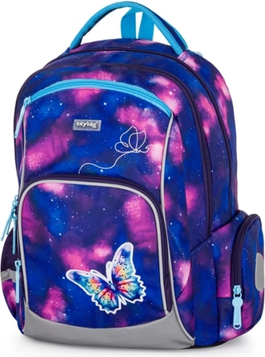 School Backpack Oxy Go Butterfly, ergonomic and lightweight