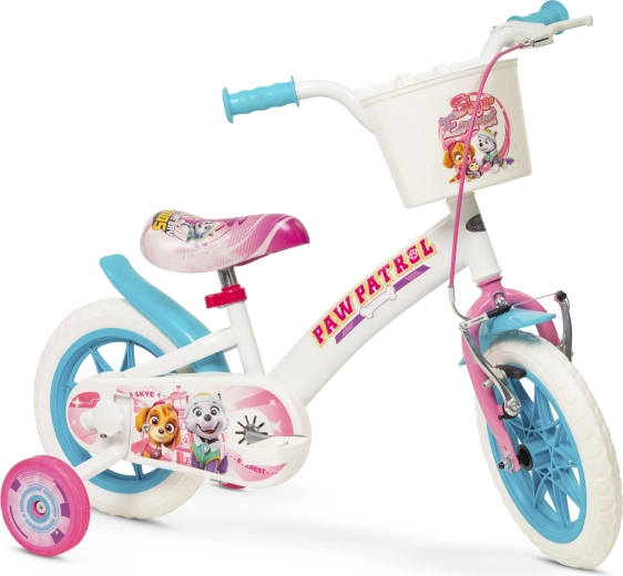 Vélo pour enfants TOIMSA Pat' Patrouille 12 pouces blanc‑rose