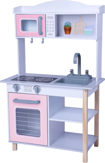 Babu wooden kids' kitchen pink