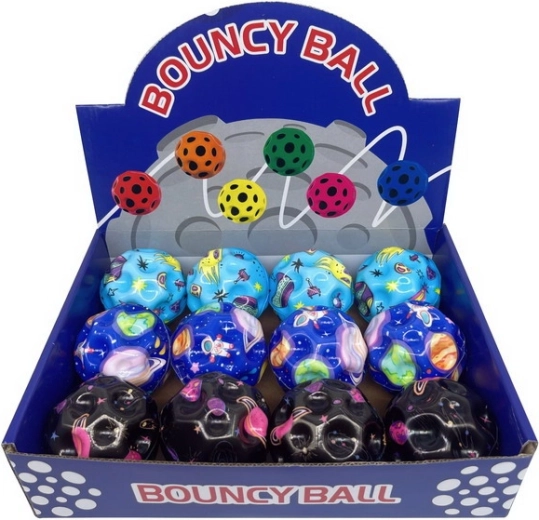 Balle au motif spatial 7 cm