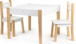 Kinderset tafel en twee stoelen ECOTOYS