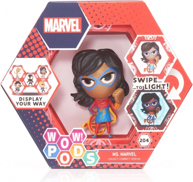 WOW PODS Marvel – Captain Marvel light-up collectible figure