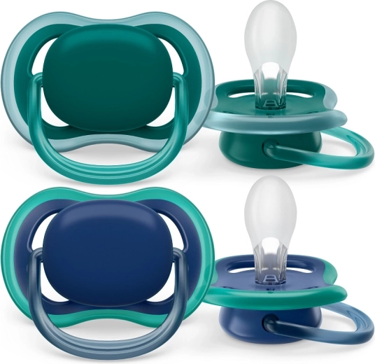 Philips Avent fopspeen Ultra Air, 6–18 maanden, blauw, 2 stuks