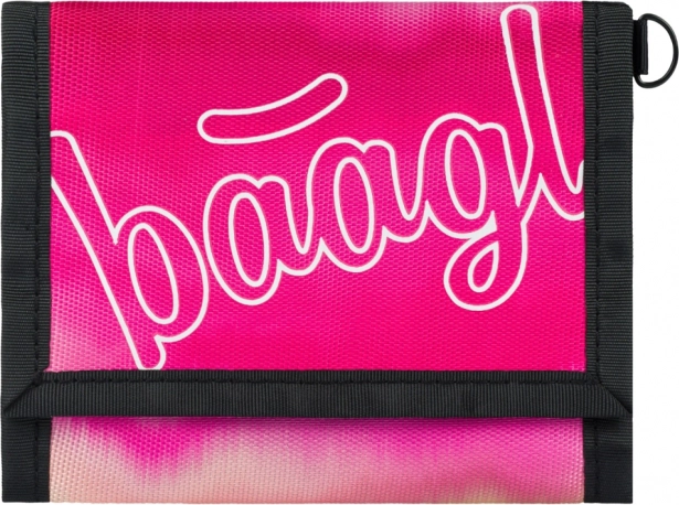 Baagl Wallet Pink Stripes