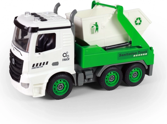 Schroefbare containerwagen met lichten en geluiden