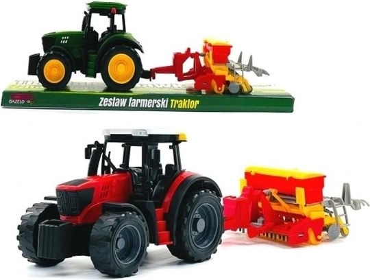 Tracteur avec machine agricole