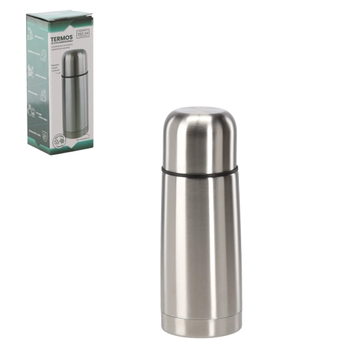 Thermos 350 ml en acier inoxydable à longue rétention de température