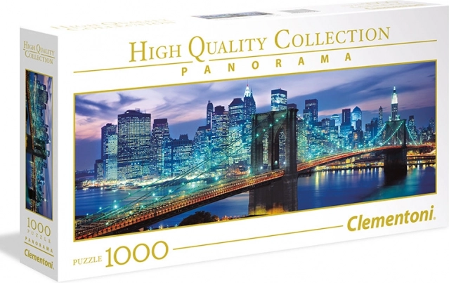 Panorama Puzzle 1000 New York – Brooklyn Bridge CLEMENTONI