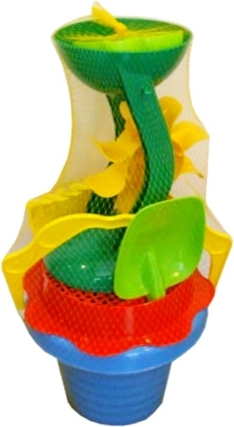 Set de sable avec moulin, rainuré
