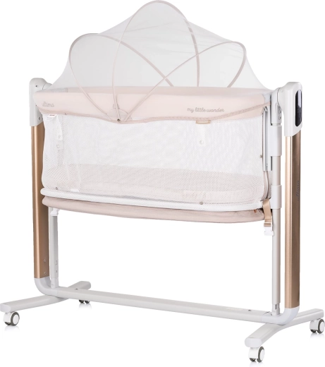 Electric 3-in-1 crib Chipolino Ultima beige