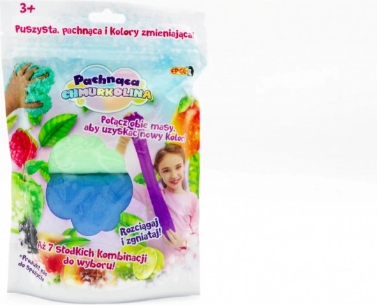 Nuage parfumé 1 paquet, série 4, assortiment de couleurs (2x30 g) vert+bleu (menthe)