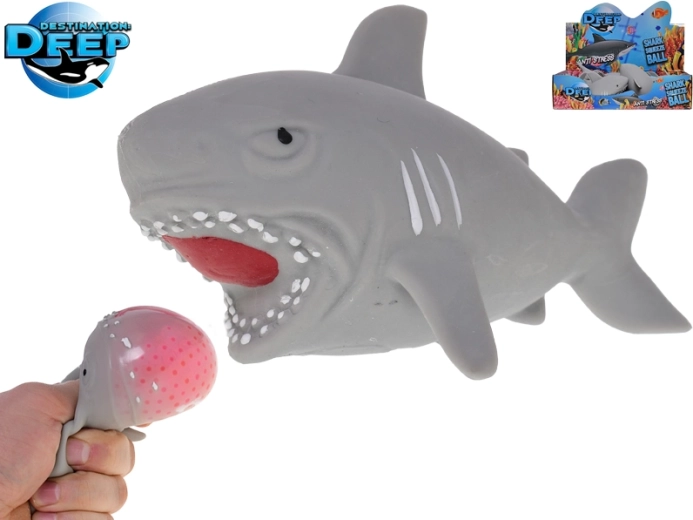 Anti-stress Shark 14 cm with gel beads