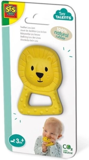 SES Lion Teether Made from Natural Rubber