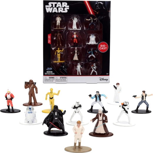 Set mit 12 Metallfiguren STAR WARS Metalfigs – Serie 1