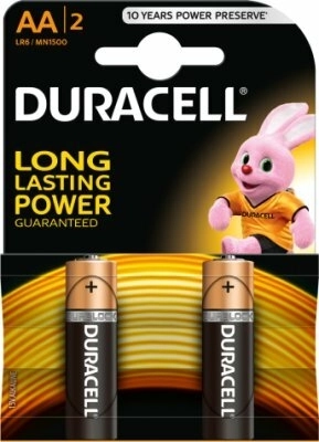Duracell Basic AA Alkaline-Batterien 2 St.