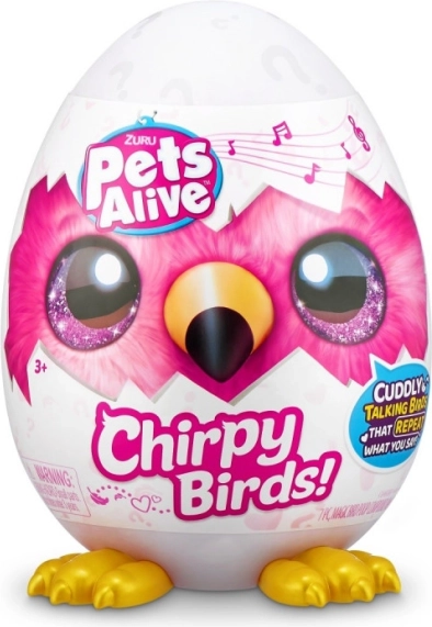 Interactieve mascottes Happy Birds karton 12 stuks