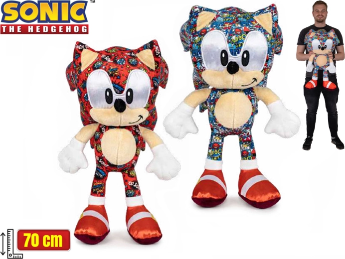 Pluche knuffel Sonic Classic 70 cm