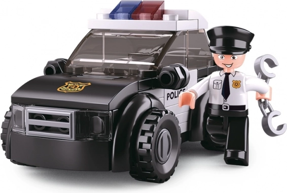 Sluban Politie patrouillewagen 4-in-1
