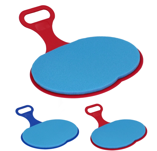 Luge d’hiver en forme de pomme avec assise en mousse