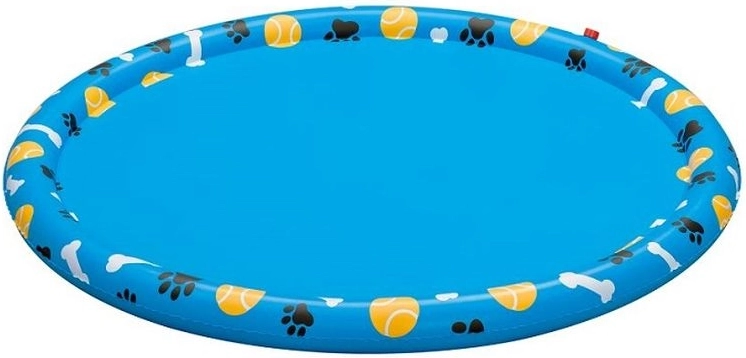 Bestway opblaasbare verkoelende watermat met sprinklers voor honden 147 cm