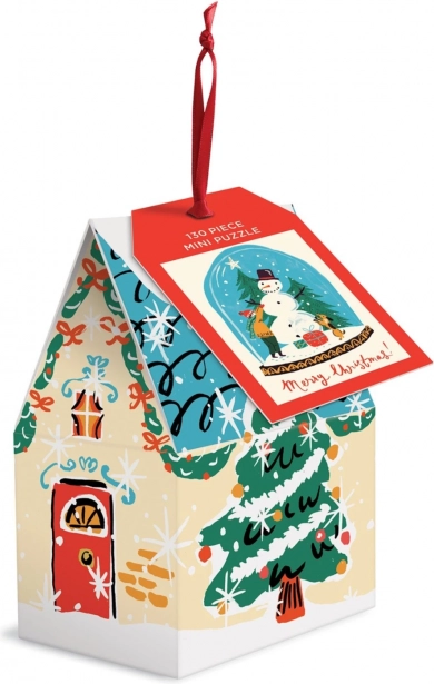 Puzzle d'hiver bonhomme de neige GALISON 130 pièces