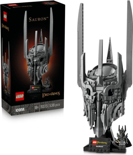 LEGO Icons Der Herr der Ringe: Saurons Helm – Sammlermodell zum Ausstellen