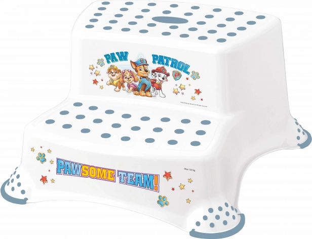 Double Step to WC/Basin Paw Patrol White